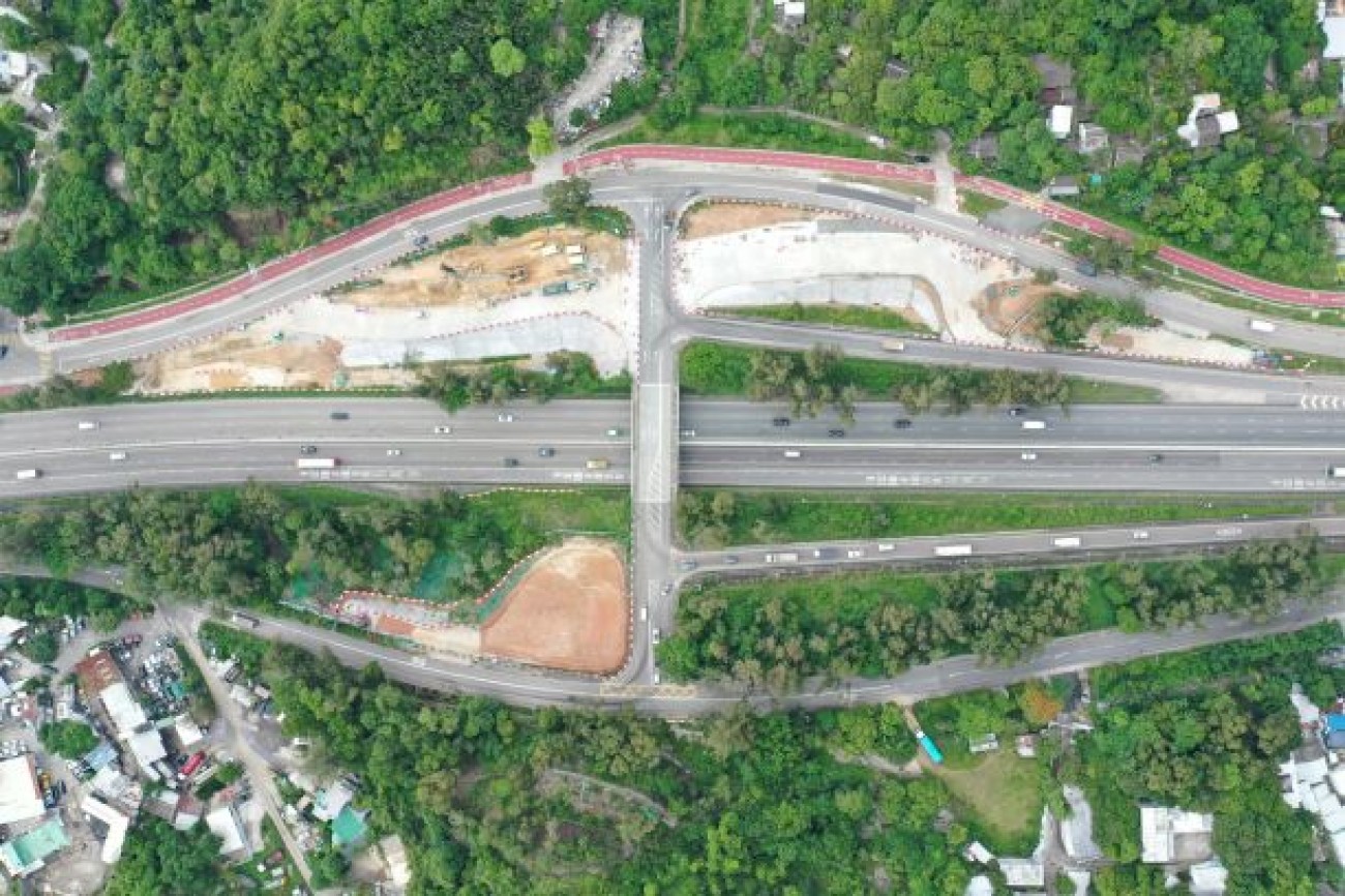 2022-05 Construction of Pak Shek Au Interchange